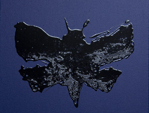 Raul Gabriel blue ZOO #1 50x30 2013