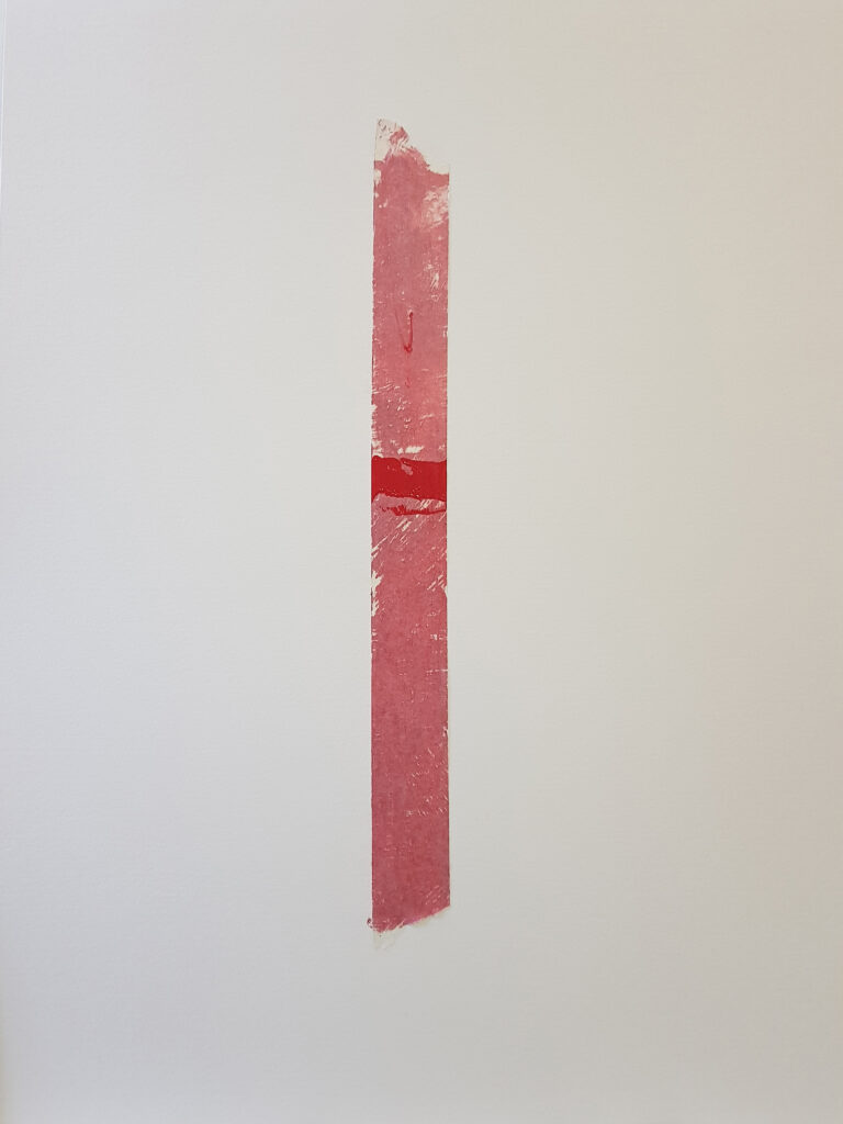 TAPE#M8 mixed media on paper, 56x76 Raul Gabriel 2019