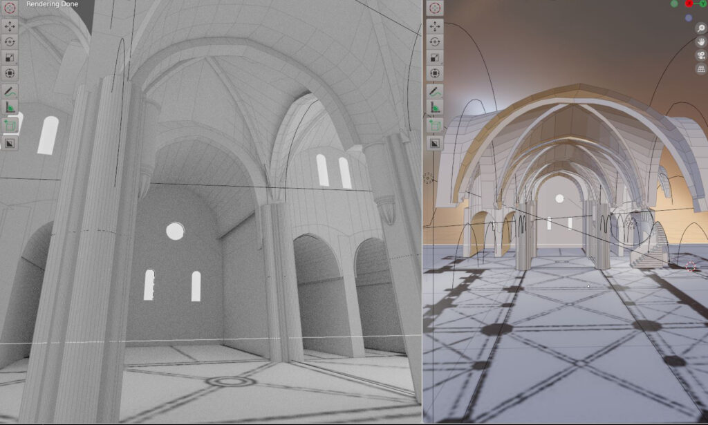 Concept 5 Progetto abbazia cistercense Rivalta Scrivia Raul Gabriel ©